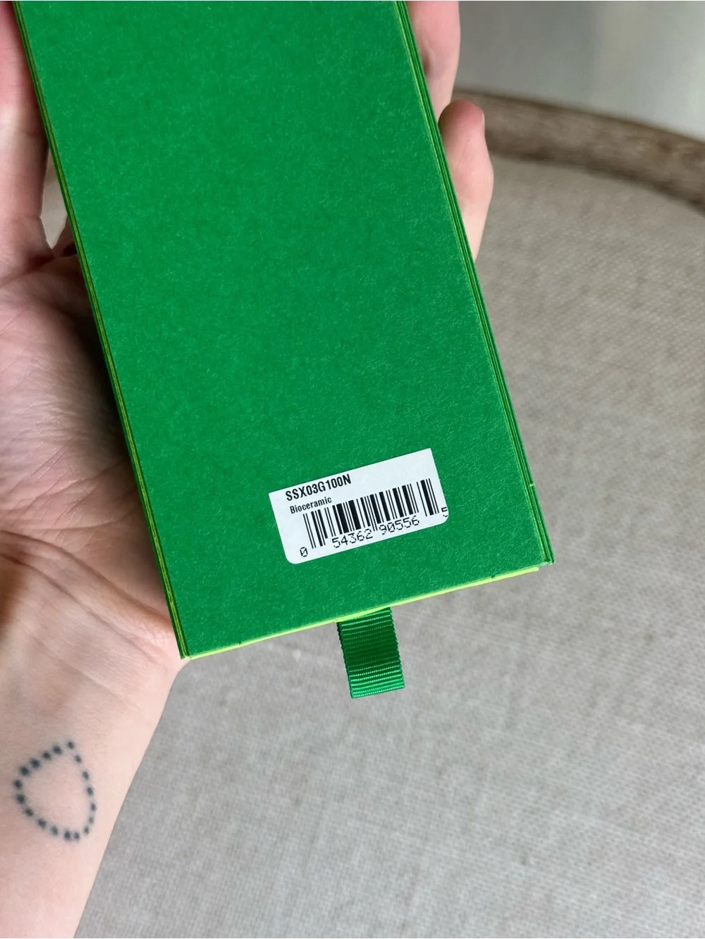 Swatch Royal pop green eight watch